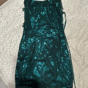Green Sequin Dress